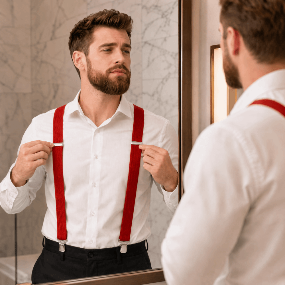 Suspender Clip Formal - Tirantes elásticos de alta resistencia con
