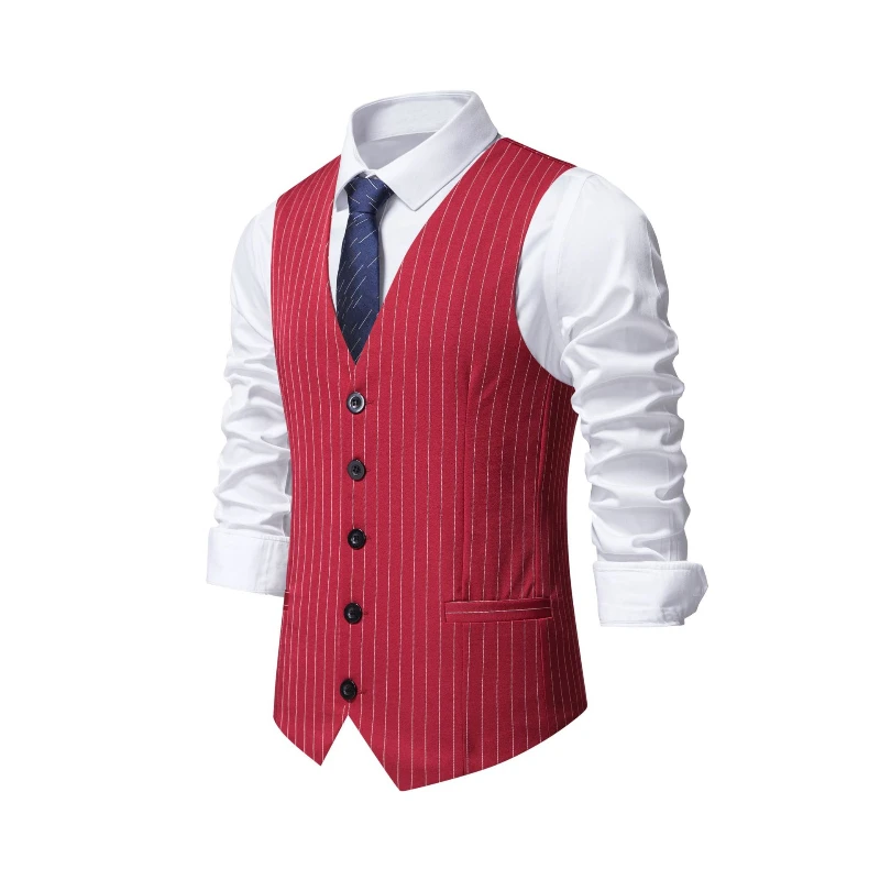 2026 Nuevo chaleco de traje de - Khaki Formal Wear Men reseña y precio