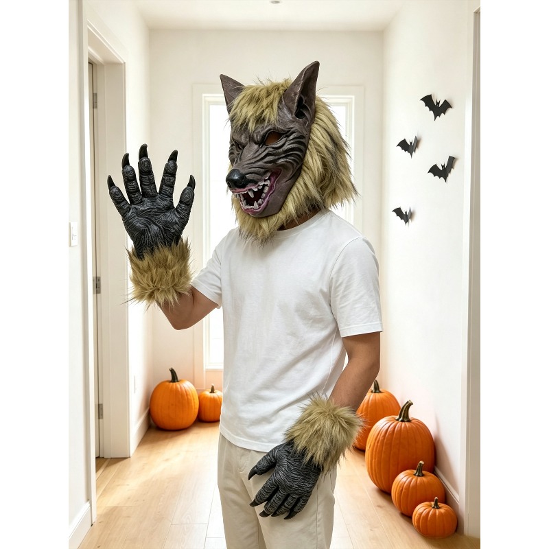 Conjunto de máscara y guantes  - Formal Wear Gloves Men reseña y precio