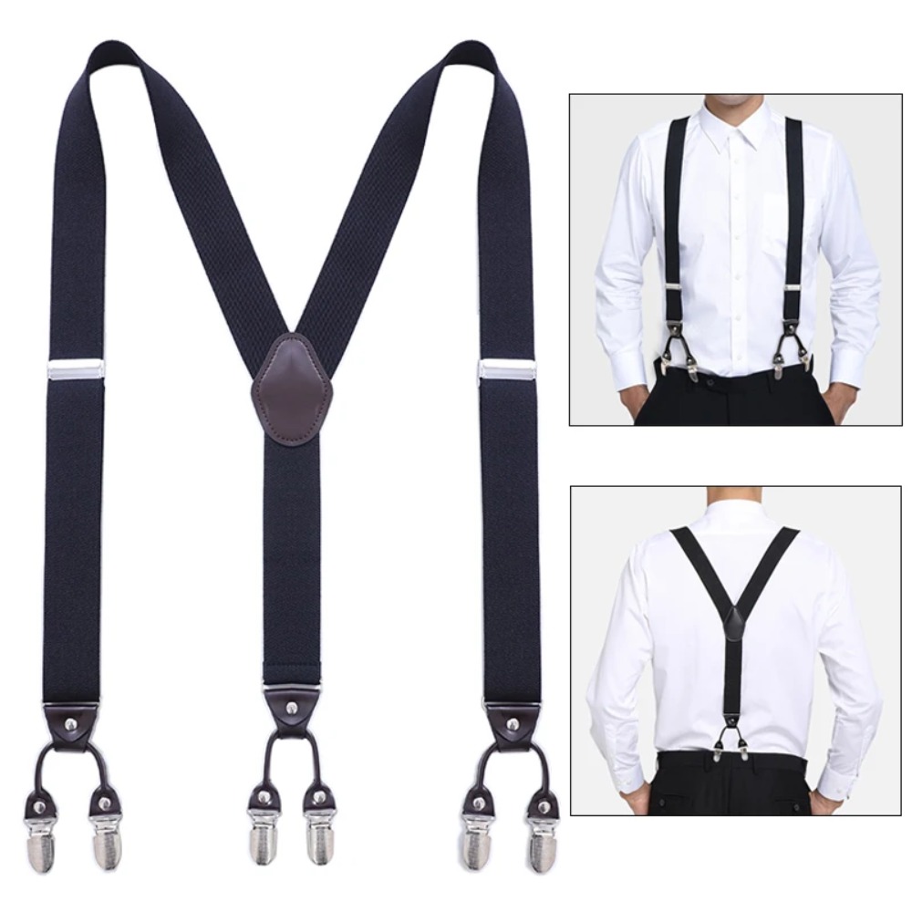 Tirantes Vintage para hombre,  - Suspender Clip Formal reseña y precio