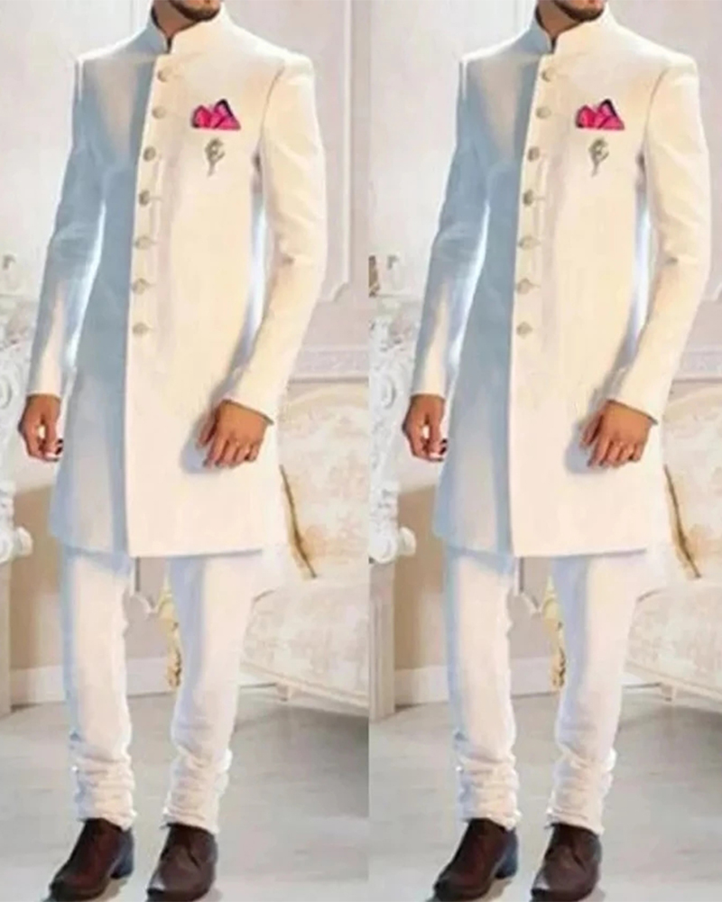 Trajes blancos de diseño a la  - Men Formal Wear Indian reseña y precio