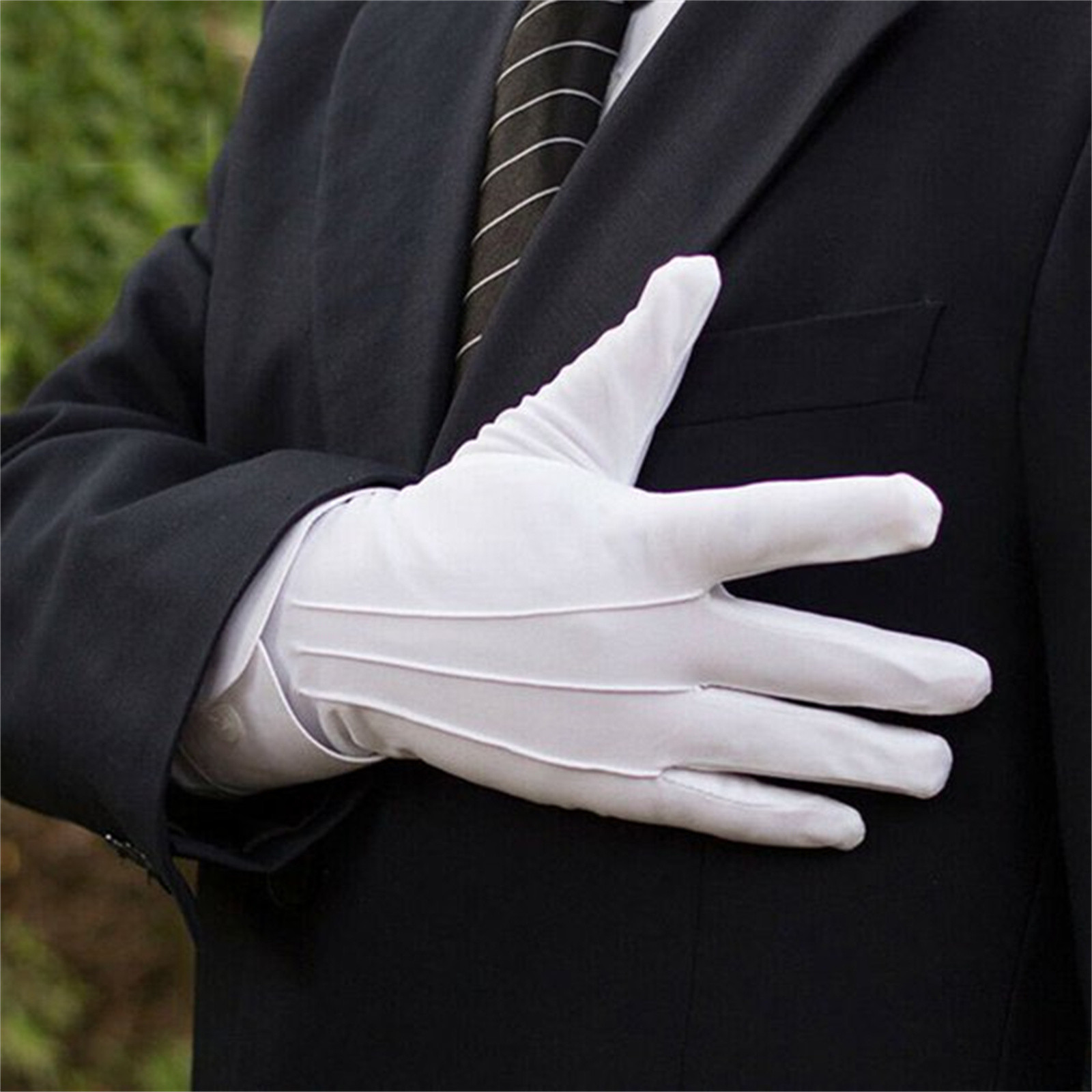 Guantes Blancos formales para  - Formal Wear Gloves Men reseña y precio