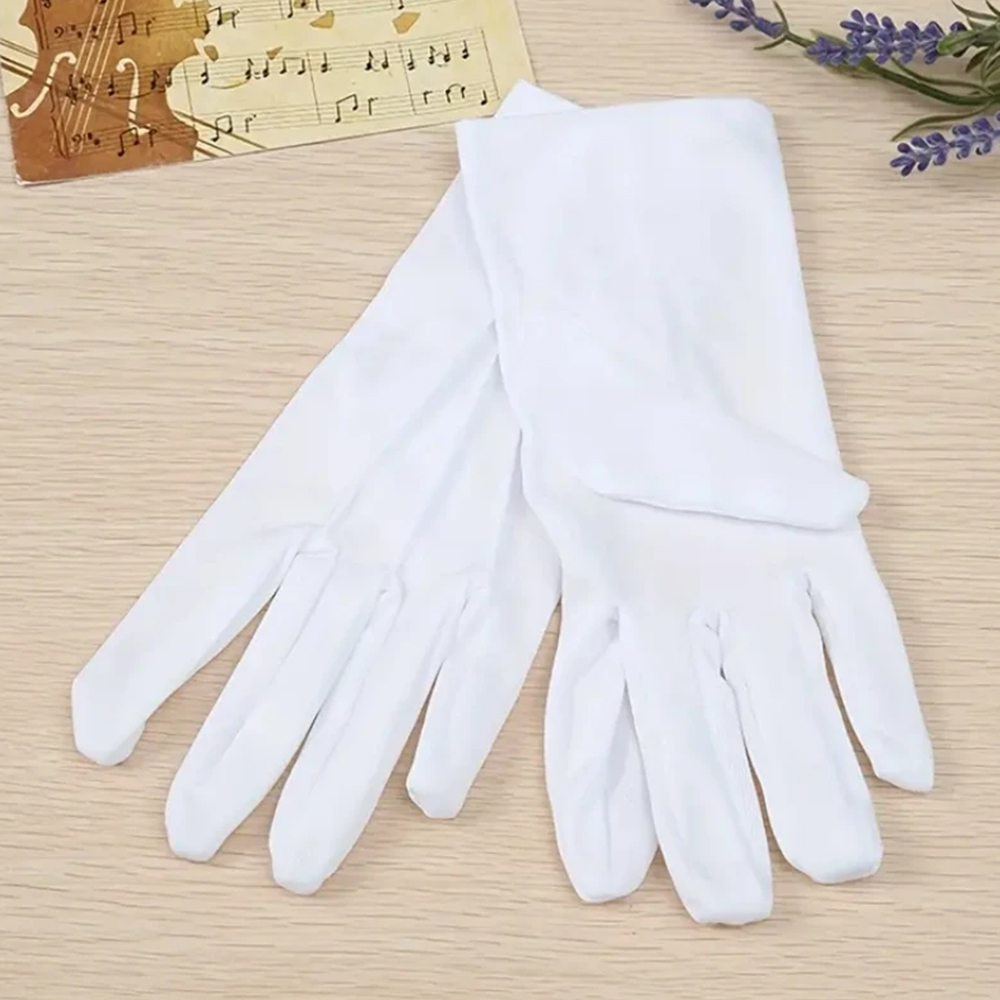 1/2 Pares de Guantes de Algodó - Formal Wear Gloves Men reseña y precio