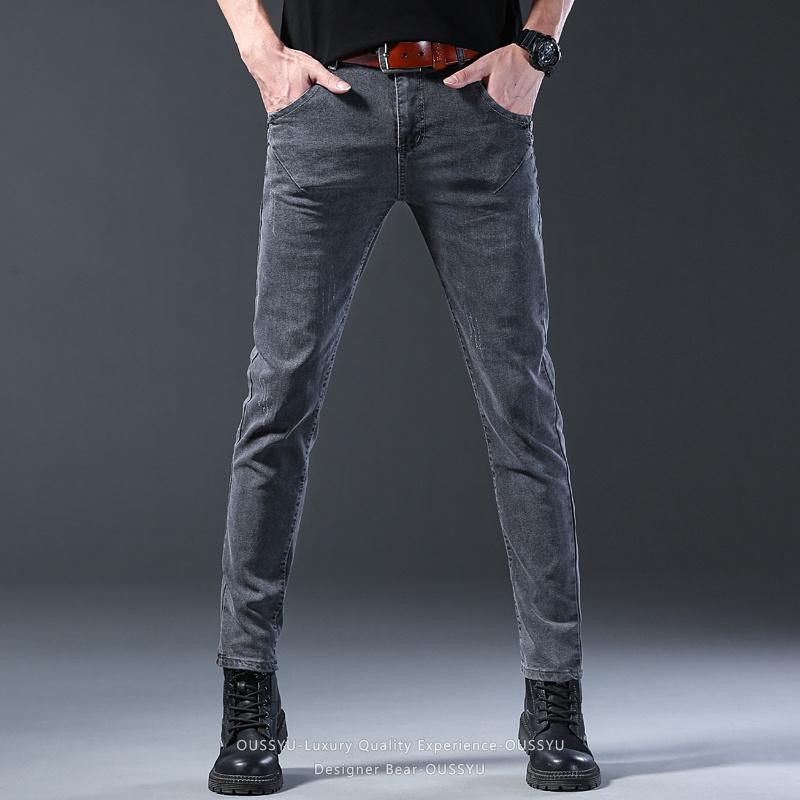 Pantalones de Mezclilla Elásti - Men Formal Wear With Jeans reseña y precio