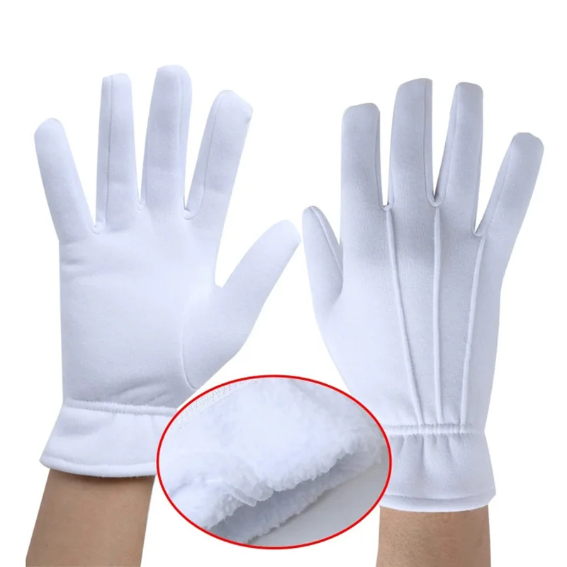 Guantes cálidos blancos para h - Formal Wear Gloves Men reseña y precio