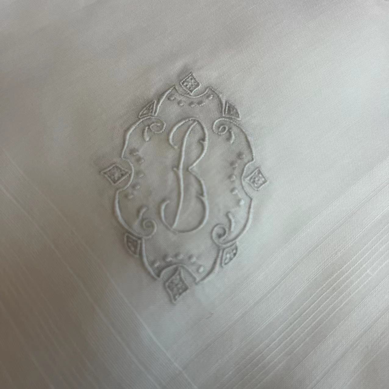 Juego de 2 piezas de lino puro - Monogrammed Handkerchief reseña y precio