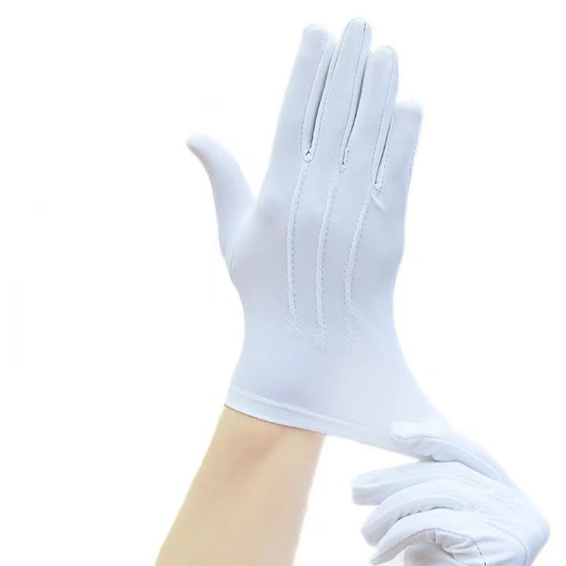 Guantes de algodón blanco para - Formal Wear Gloves Men reseña y precio