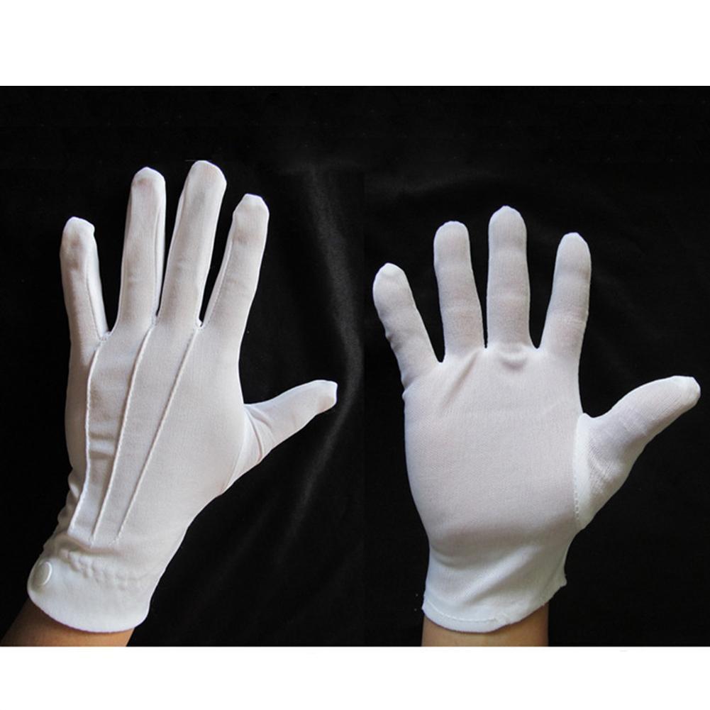 1 par de guantes blancos de al - Formal Wear Gloves Men reseña y precio