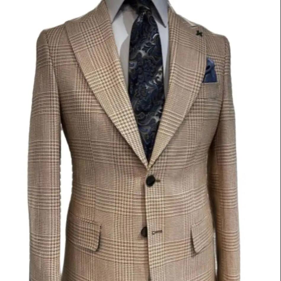 Traje de 2 Piezas Color Caqui  - Khaki Formal Wear Men reseña y precio