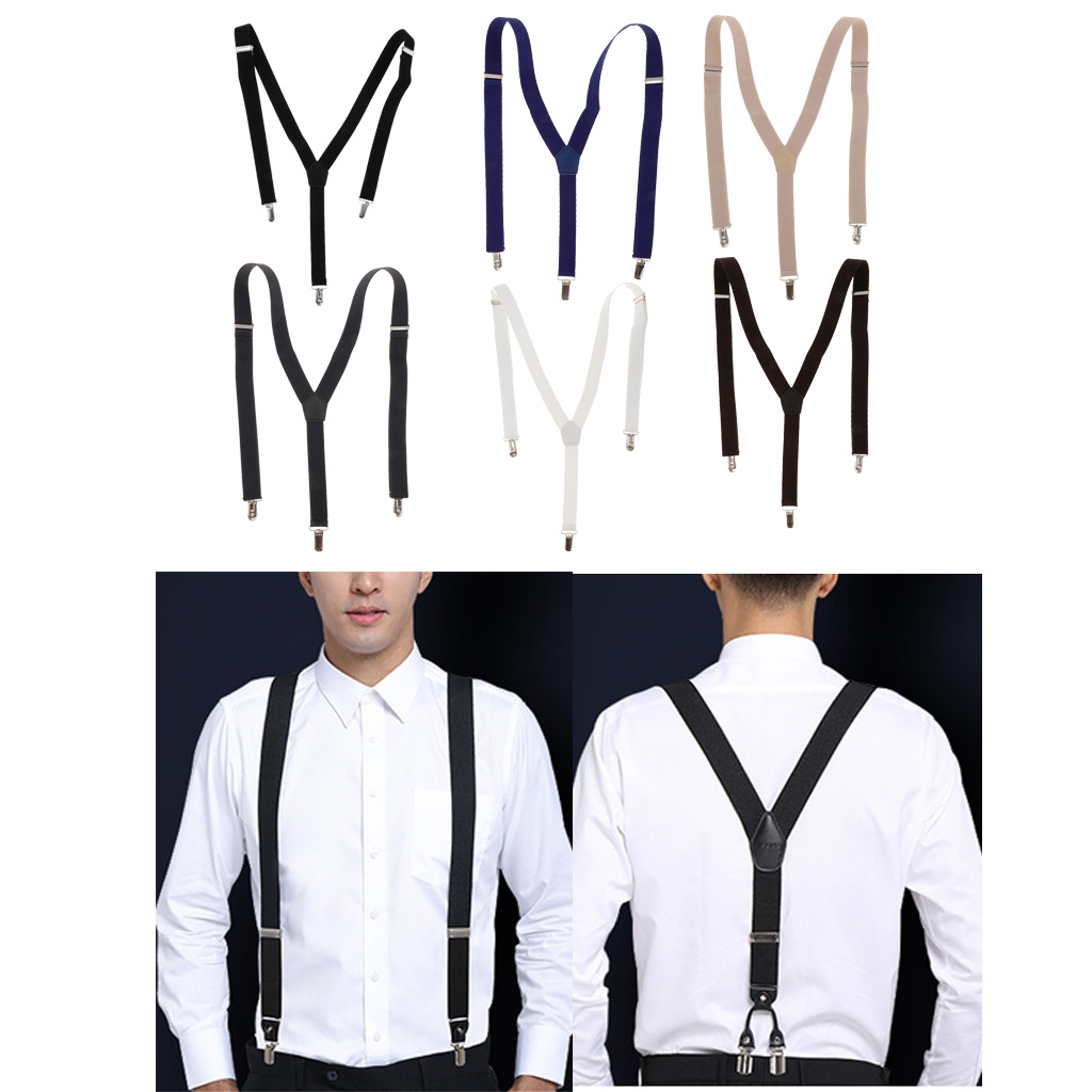 Tirantes para hombre, elástico - Suspender Clip Formal reseña y precio